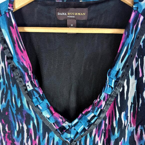 Dana Buchman Lightweight 3/4 Sleeve Top - Picture 4 of 6